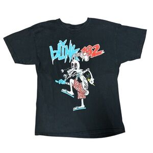 blink-182 2019 Tour Black Graphic Band Tee Size: Large